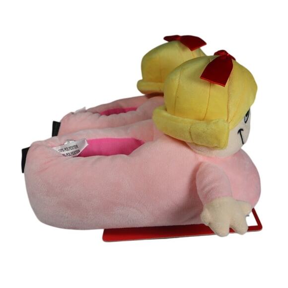 Cindy Lou Who Grinch Pink Slippers Adult L XL - Picture 3 of 6
